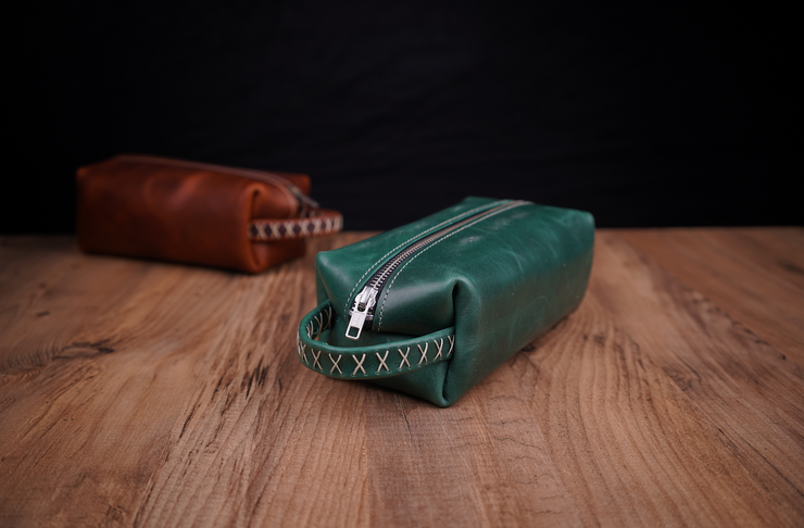 Dopp Kit Deri El Çantası